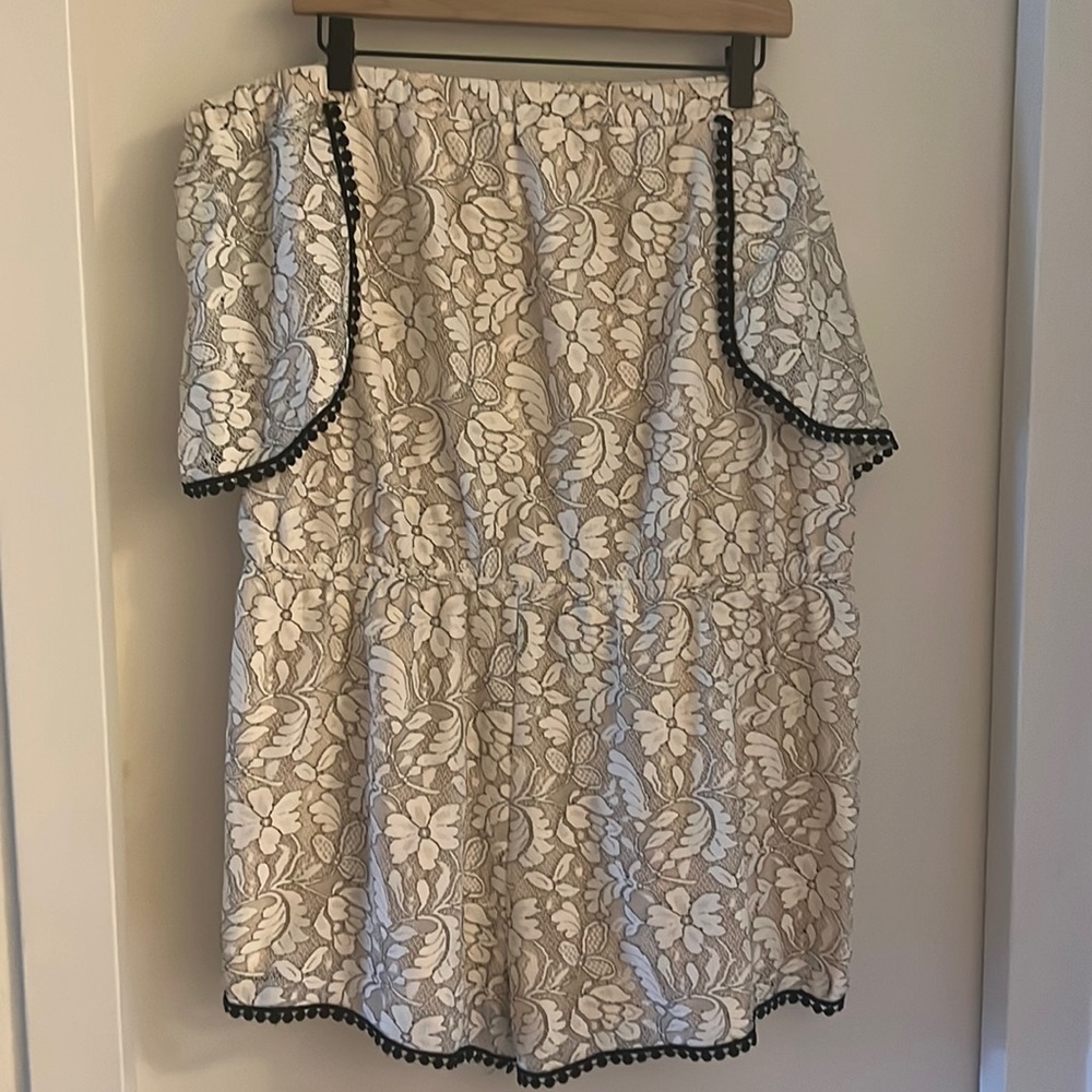 NWT shorts romper